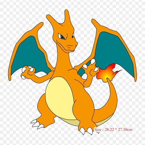 Charizard Pokemon Pokemon Firered And Leafgreen Iron on Transfer ...