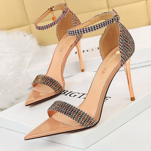 BIGTREE Shoes Sexy High Heels Metal Heel Woman Pumps Fashion Wedding Shoes  Stiletto Heels Sandals Women Summer Shoes Lady Pumps - buy BIGTREE Shoes  Sexy High Heels Metal Heel Woman Pumps Fashion