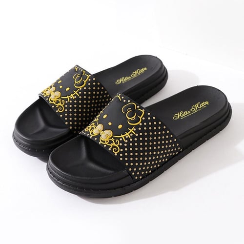 Summer Women Cute Cat Slippers Fashion Girls Flat KT Slides Shoes Thicken  PVC Soled High Elastic Flip Flops Female Home Sandals - buy Summer Women  Cute Cat Slippers Fashion Girls Flat KT