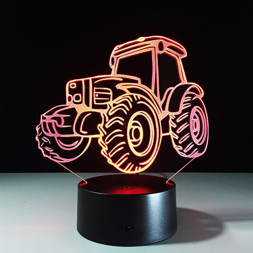 3d Tractor Table Lamp Bedroom Touch, Next Tractor Table Lamp