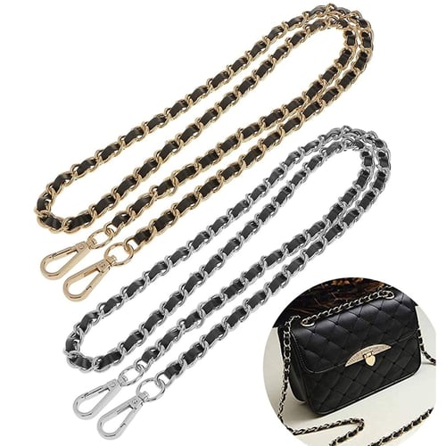 Purse Chain Strap Crossbody Bag Chains Strap Handbag Chain Replacement  Leather Chain Straps 47.2