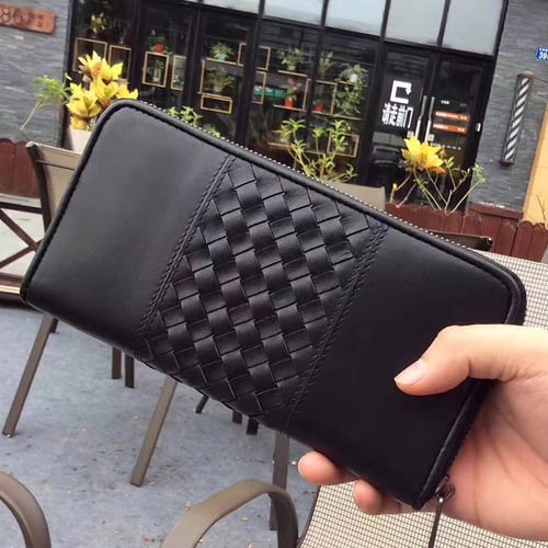 2022 New Fashion Men Casual Clutch Bag Large Capacity Long Wallet