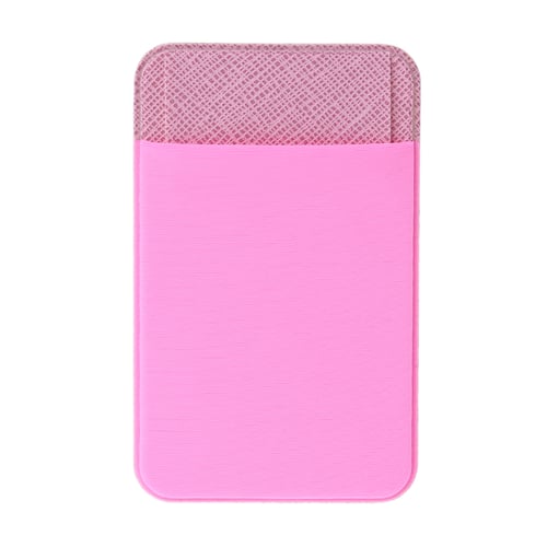 Phone Card Holder for Back of Phone, Stretchy Lycra Phone Wallet Stick On  Credit Card Holder for Phone Case Adhesive Phone Pocket Sticker Compatible