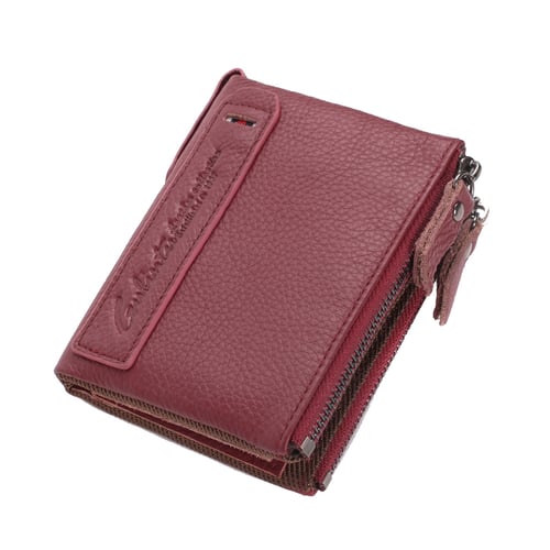 Men's Luxury Small Short Pu Leather Wallet, Casual Money Purse