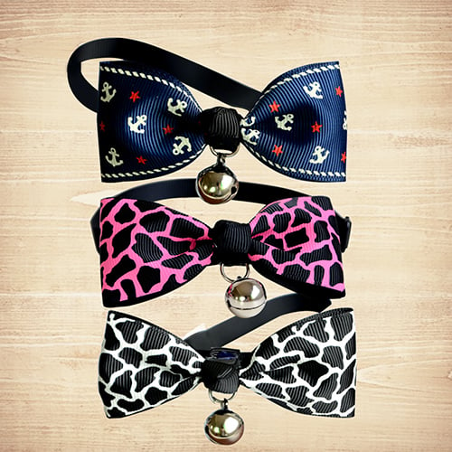 Pet Bowknot Necktie Collar Cute Bow Tie Bell Kitten Puppy Adjustable Dog Cat Hot 