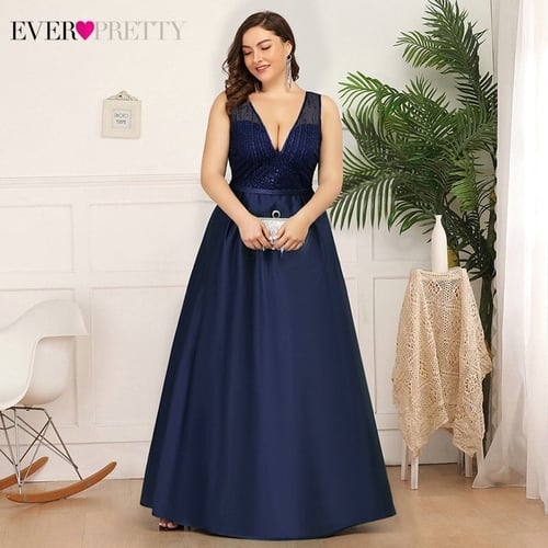 Plus Size Christamas Prom Dresses Ever Pretty EP00839 V-Neck Sequined  Ruched Elegant Holiday Party Dress For Girls Gala Jurken - buy Plus Size  Christamas Prom Dresses Ever Pretty EP00839 V-Neck Sequined Ruched