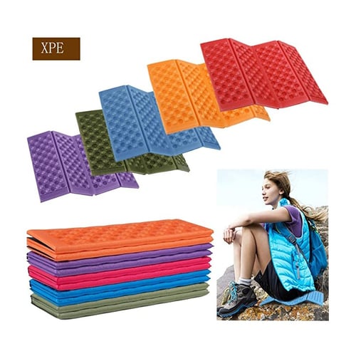 Portable Waterproof Seat Pad With Pouch Folding Cushion Form Outdoor Camping 