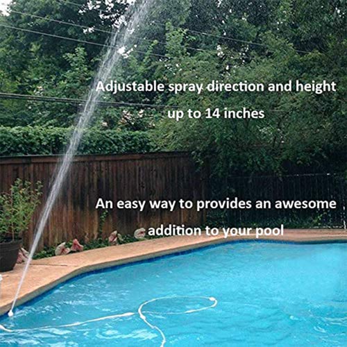 Adjustable Swimming Pool Accessories Waterfall Fountain Water   Sports  Temp 
