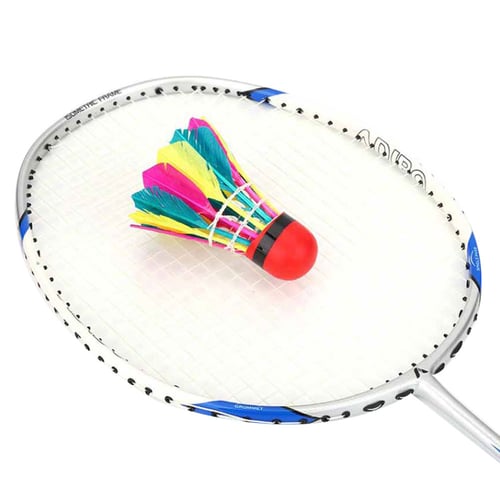 11Pcs Colorful Professional Sport Training Feather Shuttlecocks Badminton Ball 