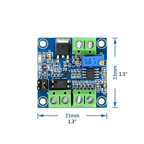 PWM to Voltage Converter Module 0% to 100% 0 to 10V for Digital to Analog Signal 