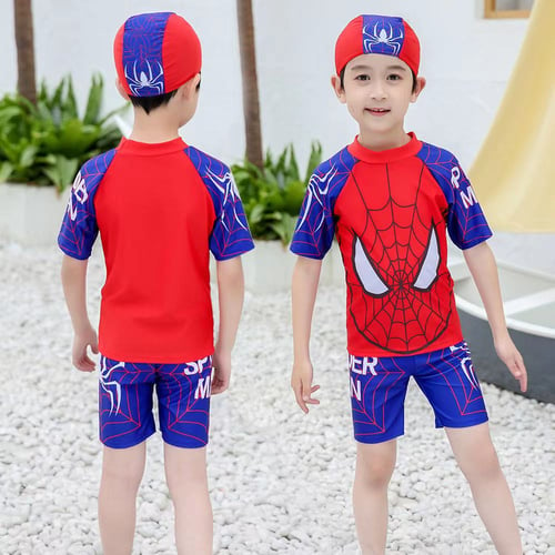 Children Swimwear Baby Bathing Suit 3 Pcs Set Spiderman Dinosaur Short  Sleeve Swimming Suits for Boys Toddler Kids Beach Wear - buy Children  Swimwear Baby Bathing Suit 3 Pcs Set Spiderman Dinosaur