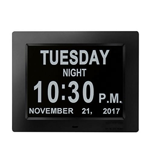 multifunctional Digital Calendar Electronic Alarm Clock with Large Day and Month 