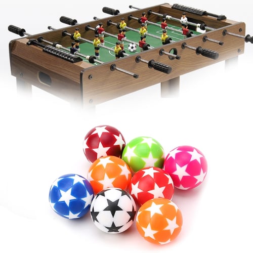 2pcs 32mm Plastic Table Soccer Ball Football Foosball Fussball Machine Parts 
