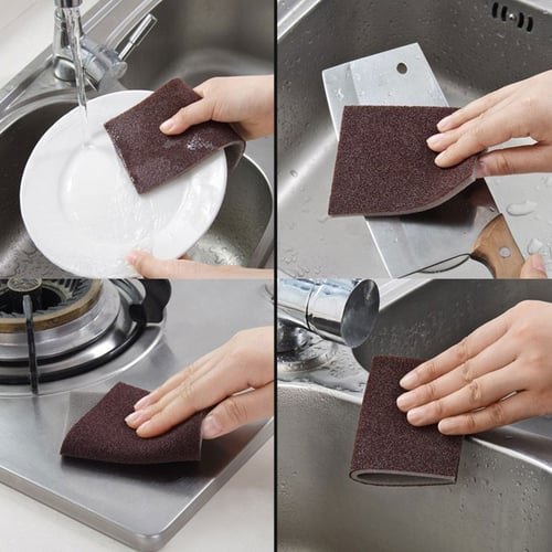 Magic Sponge Cleaning Brush Glass Window Pan Pot Bowl Dish Cleaning Tools 