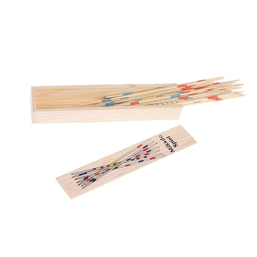 Traditional Mikado Spiel Wooden Pick Up Sticks Set Traditional Game With Box Toy 