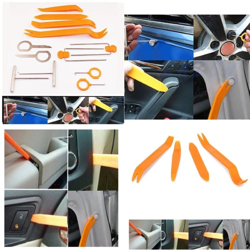 12pc Car Stereo Door Trim Dash Panel Removal Audio Installation Pry Tool Kit 