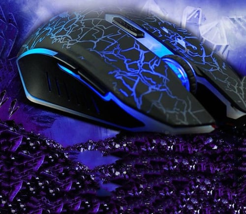 4000DPI Adjustable Optical LED Wired Gaming Game Mice Mouse For Laptop PC Mouse 