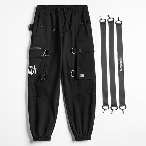 BM Streetwear Kpop Joggers Men Hip Hop Pants Korean Style Clothes Fashion  Casual Cargo Pants Techwear Trousers Black Harem Pants - buy BM Streetwear  Kpop Joggers Men Hip Hop Pants Korean Style