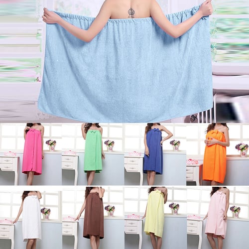 Bath Towels Fashion Lady Girls Wearable Fast Drying Magic Bath Towel Beach Skirt 