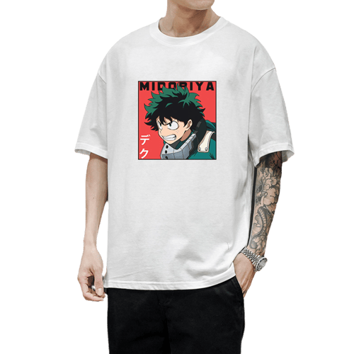 My Hero Academia Anime Graphic Tshirt Kawaii Midoriya Izuku Print Tops  Summer Harajuku Manga Streetwear Ropa Hombre Camiseta Tee - buy My Hero  Academia Anime Graphic Tshirt Kawaii Midoriya Izuku Print Tops