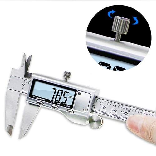 6" 150mm Stainless Steel Electronic Digital LCD Vernier Caliper Micrometer Guage 