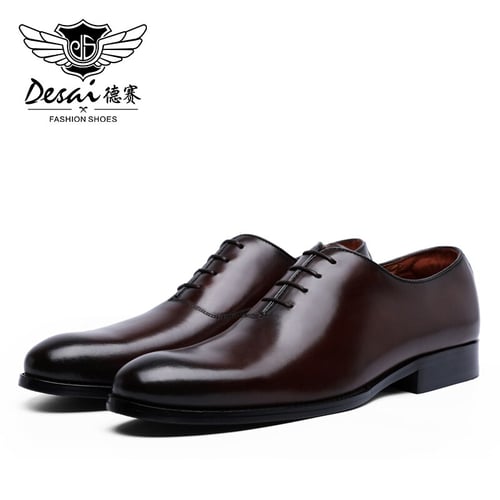 DESAI Oxford Mens Shoes Formal Business Lace-up Grain Leather Minimalist Shoes for Men - buy DESAI Oxford Mens Dress Shoes Formal Business Lace-up Full Grain Leather Minimalist Shoes for Men: