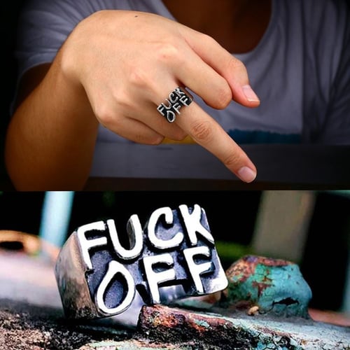 1pc Punk Rock Durable Creative Ring Fashion Finger Ring for Male