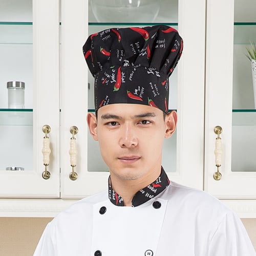 1Pc Cook Adjustable Men Kitchen Baker Chef Elastic Cap Hat Catering Comfortable 