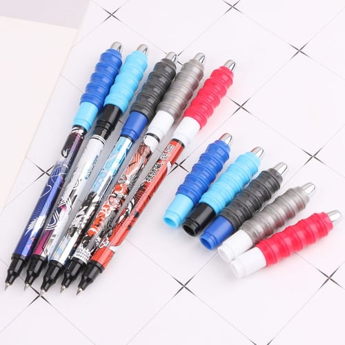 Spinning Pen Ballpoint Rolling Finger Rotating Playing Gaming Blue Ink Student 