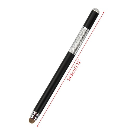 2in1 Metal Capacitive Crystal Stylus Pen With Ball Point Pen f Cell Phone iPad 