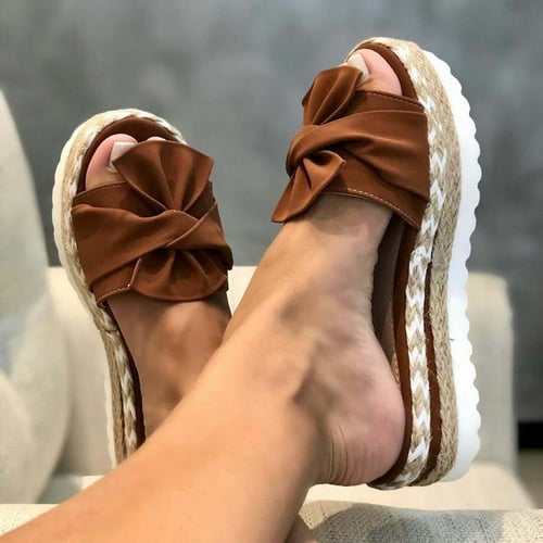 VIP LINK For Bow-Knot sandals 2020 Summer Fashion slippers with thick soles  platform Female Floral Beach Shoes Flip Flops - buy VIP LINK For Bow-Knot  sandals 2020 Summer Fashion slippers with thick