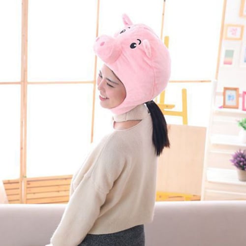 Cute Funny Creative Unicorn Moving Ears Hat Cap Hood Hat  for Party cosplay 