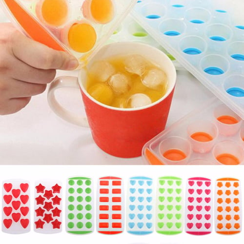 Silicone Ice Ball Cube Tray Freeze Mould Bar Jelly Pudding Chocolate Mold Maker 