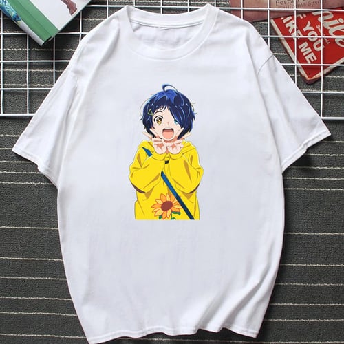 Anime Clothes Cute Print Tshirt Manga Wonder Egg Aesthetic Tops Women Men  Fashion Short-sleev Summer Cotton Casual Camisetas - buy Anime Clothes Cute  Print Tshirt Manga Wonder Egg Aesthetic Tops Women Men