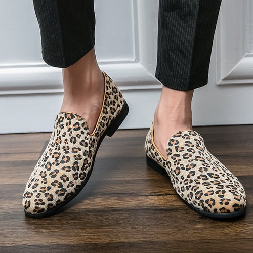 2021 New Men Shoes Fashion Casual Business Leopard Print Suede Classic  One-step Comfortable All-match Dress Loafers ZQ0477 - buy 2021 New Men Shoes  Fashion Casual Business Leopard Print Suede Classic One-step Comfortable