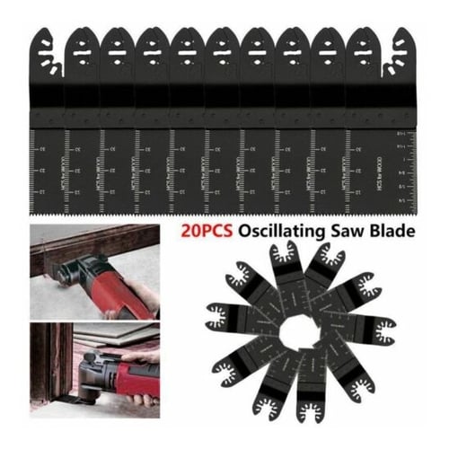 5x Universal 34mm Oscillating Multi Tool Saw Blades Carbon Steel Cutter DIY 