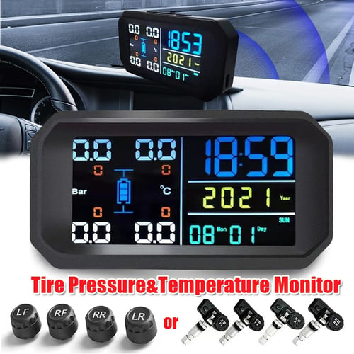 wireless temperature and clock meter car