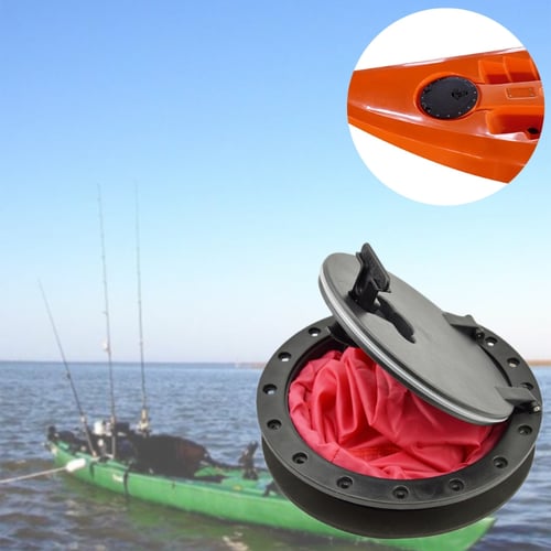 8 Inch Hatch Cover Deck Plate Kit W/ Storage Bag & Screws For Marine Boat Kayak 