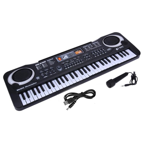 49-Key Digital Electric Piano Keyboard & Sheet Music Stand Kids & Adults Portable Electronic Keyboard for Beginners 