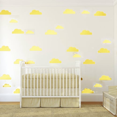 CG_ BH_ 38Pcs Cloud Wall Sticker Kids Room Vinyl Art Nursery Decal DIY Decor Mys 