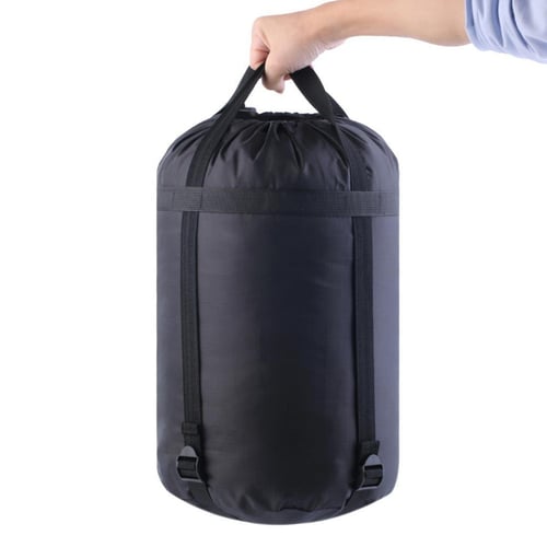 Waterproof Compression Stuff Sack Dry Sleeping Bag for Rafting Camping Black 