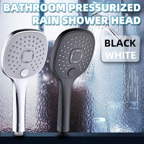 Bathroom Shower Head Set 360 Degree Turbo Fand Rainfall High