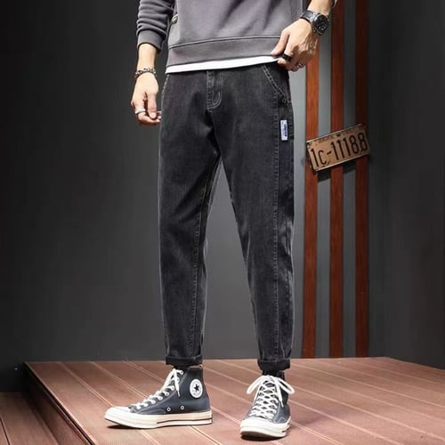 Autumn Winter Men's Jeans Harem Denim High Quality Cargo Pants Jogger Goth  Hip Hop Trousers Male Grey Plus Size 4XL ropa hombre - buy Autumn Winter  Men's Jeans Harem Denim High Quality