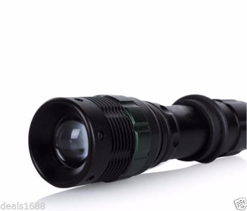 4000 Lumen Zoomable XM-L Q5 LED Flashlight 3 Mode Torch Light Lamp Torch Outdoor 