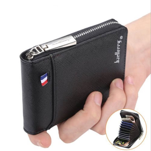 Baellerry Business Phone Wallet Luxury Brand Big Capacity Coin Purse Smart  Long Zipper Wristlet Male Wallet Men Clutch Bags