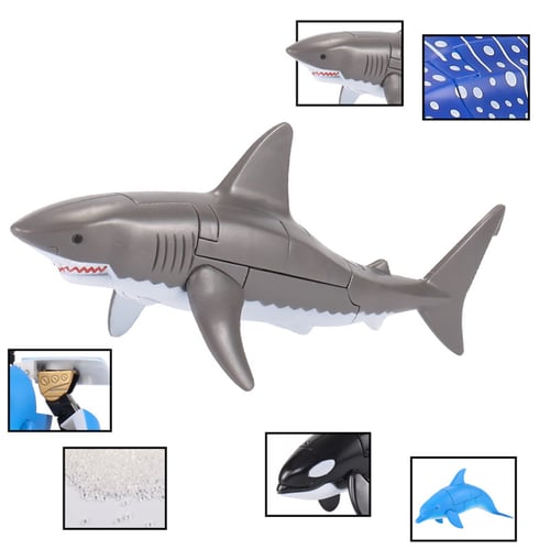 5" Great White Shark Robot Action Figure 