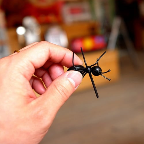 12pcs Ant Shape Fork Snack Cake Dessert Tableware for Party Fruit Pick 