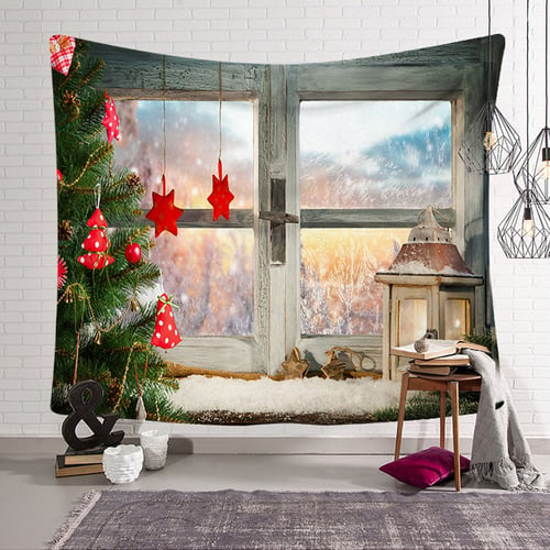 Christmas Decoration Tapestry Wall Hanging Bedroom Home & Living Room Art Decor 