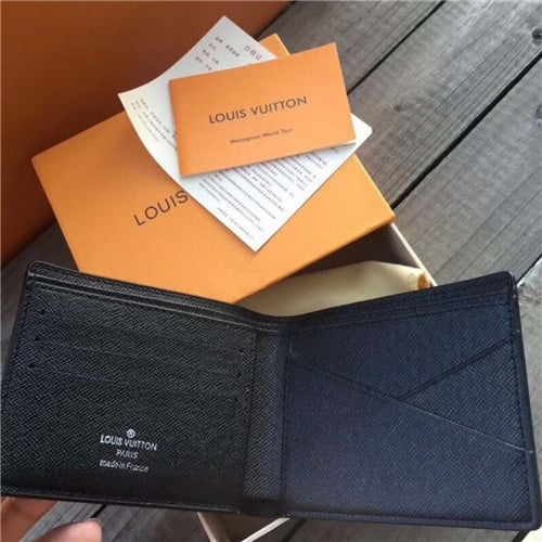 LV Men Wallets Two-fold Fashion Women Wallet Classic ID Card