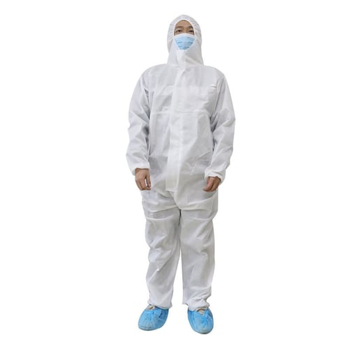 DISPOSABLE COVERALL SAFETY CLOTHING PROTECTIVE OVERALL SUIT 
